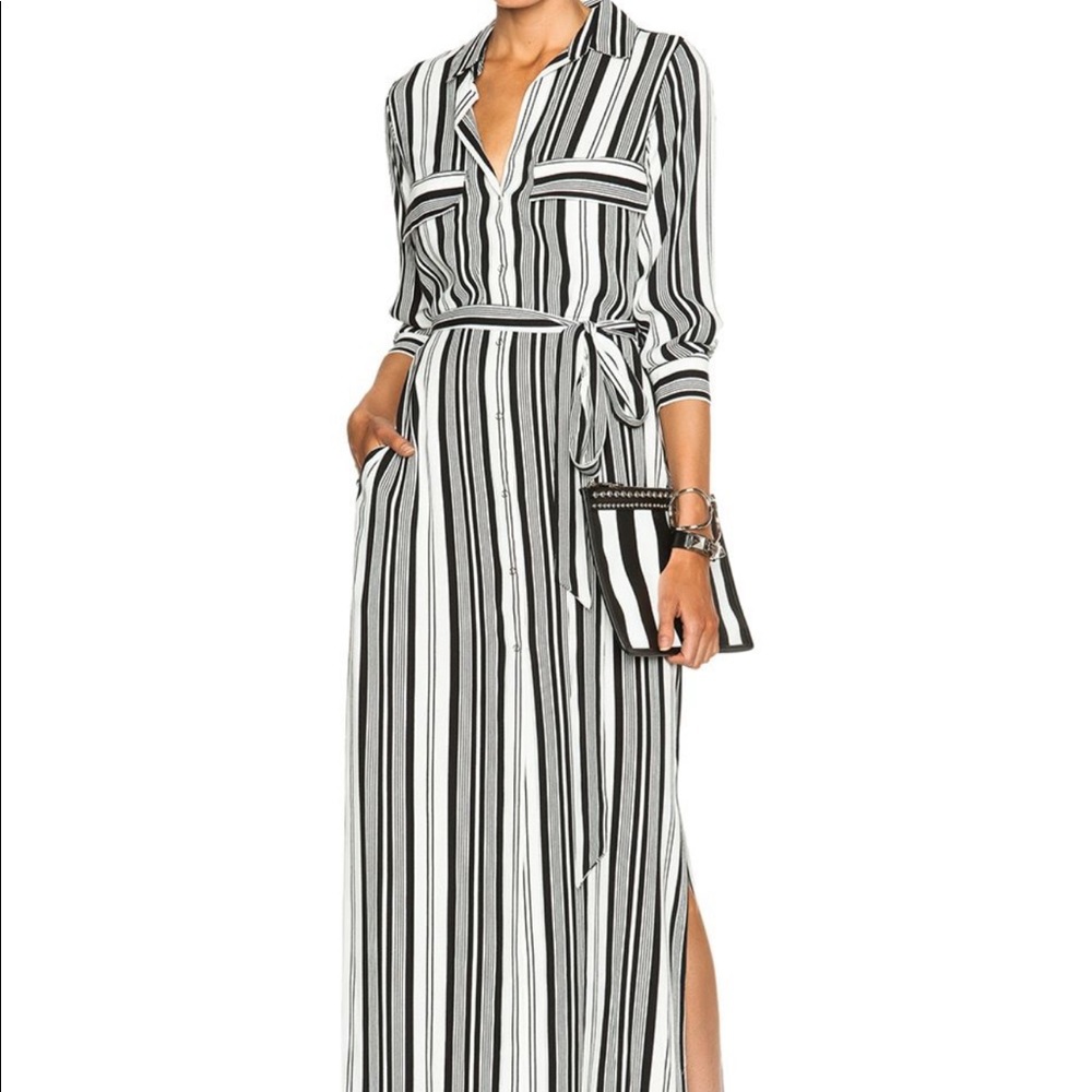 Fabulous L’Agence floor length gown with side slits. Size 2